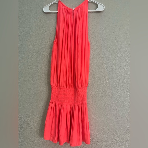 Ramy Brook Women's Paris Sleeveless Dress - Flame hot pink dress - Picture 5 of 5